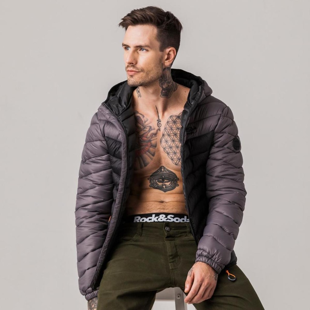 Jaqueta Puffer Masculina Street Rock e Soda