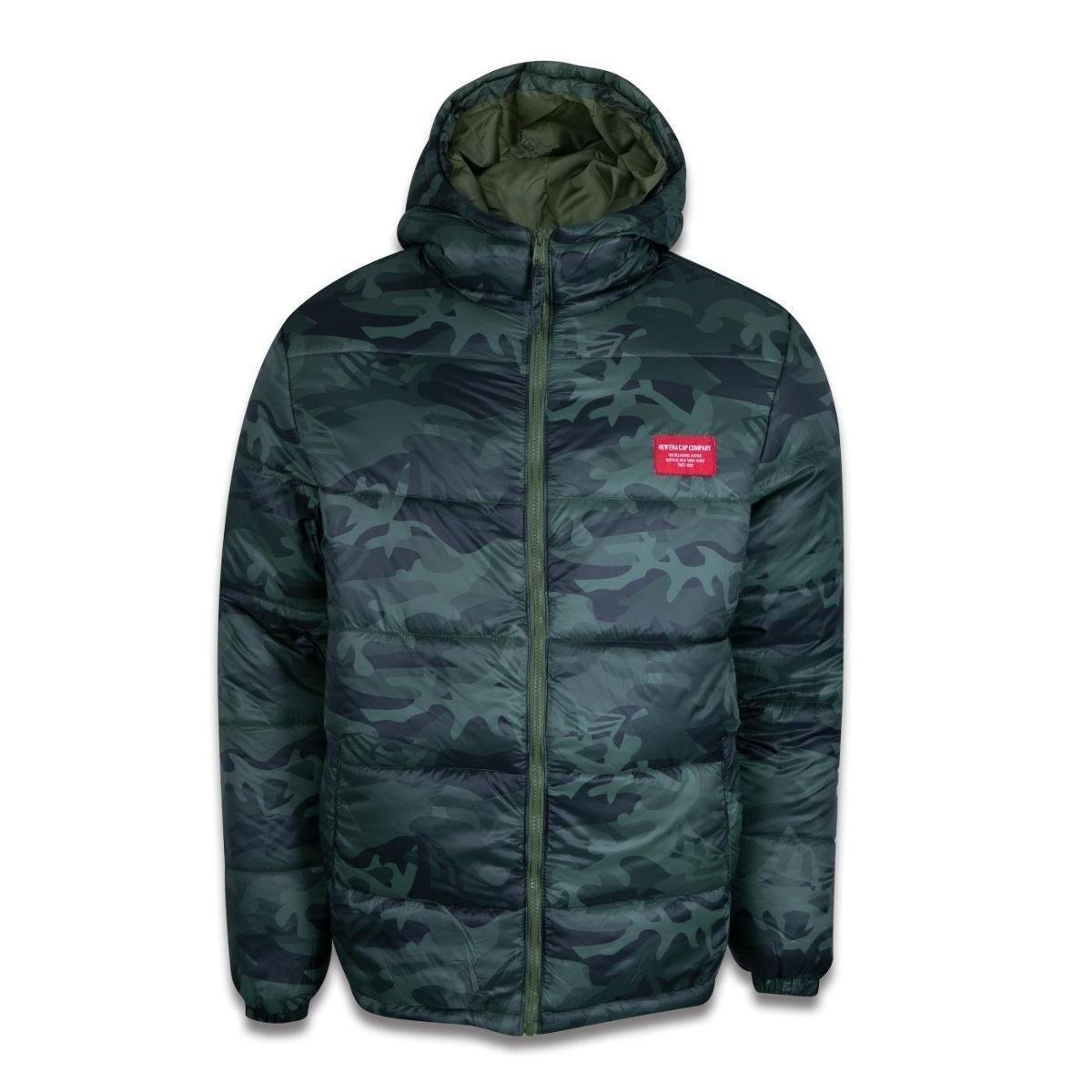 JAQUETA PUFFER MILITARY MILITAR NEW ERA - Verde Menor preço em JAQUETA PUFFER MILITARY MILITAR NEW ERA - Verde