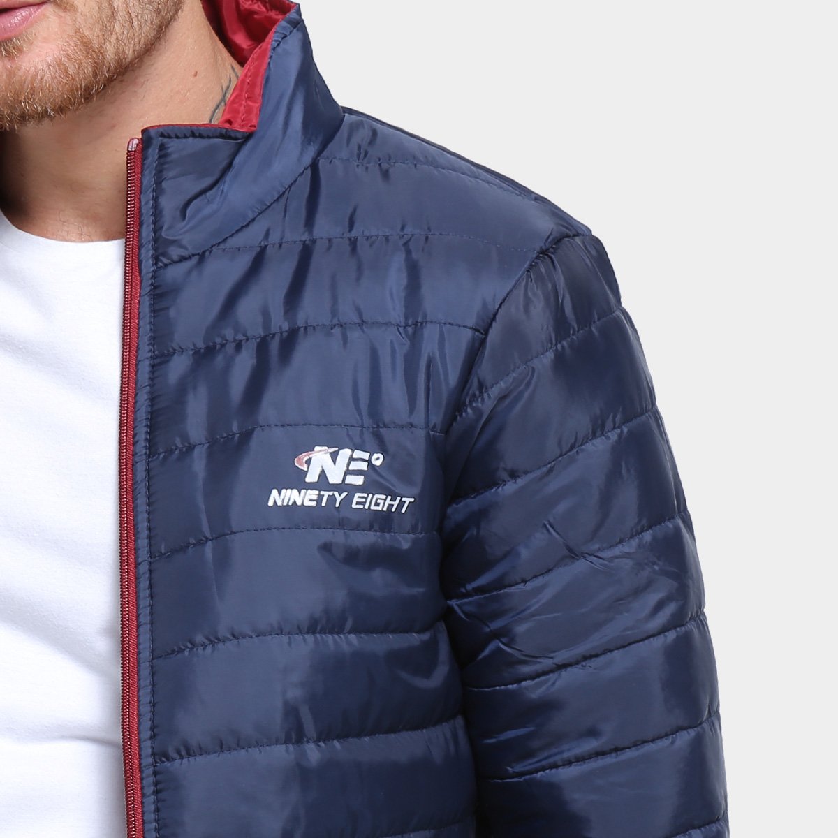 jaqueta puffer ninety eight nylon masculina