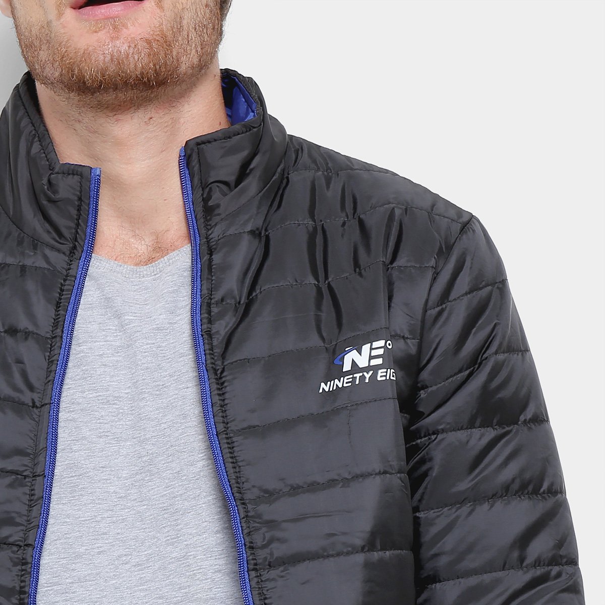 jaqueta puffer ninety eight nylon masculina