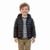 Jaqueta Puffer Ogochi Infantil Essencial Com Capuz - Preto