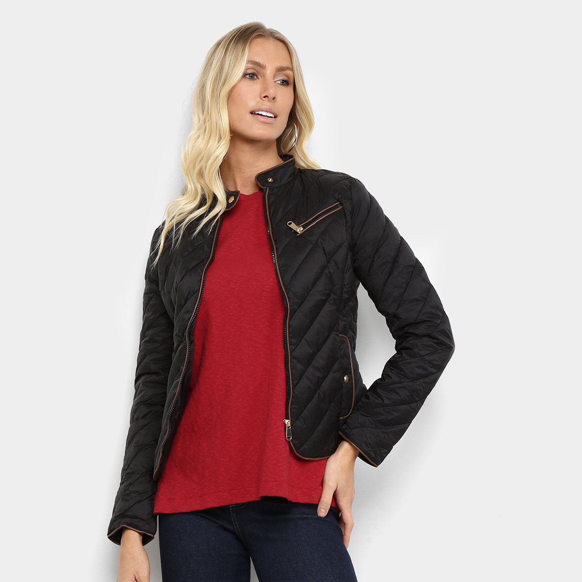 jaqueta nylon com touca sail voyage