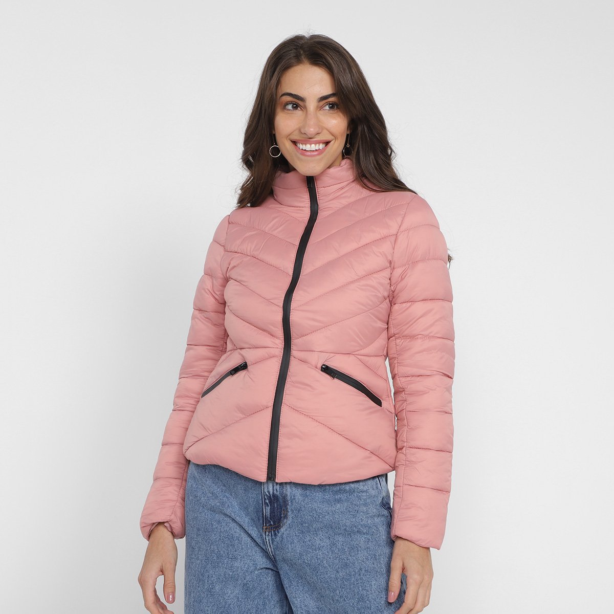 Jaqueta Puffer The Style Box Feminina - Rosê é ruim? Jaqueta Puffer The Style Box Feminina - Rosê é boa?