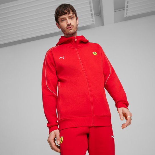 Jaqueta Puma Ferrari Race Sweat c/ Capuz Masculina Zattini