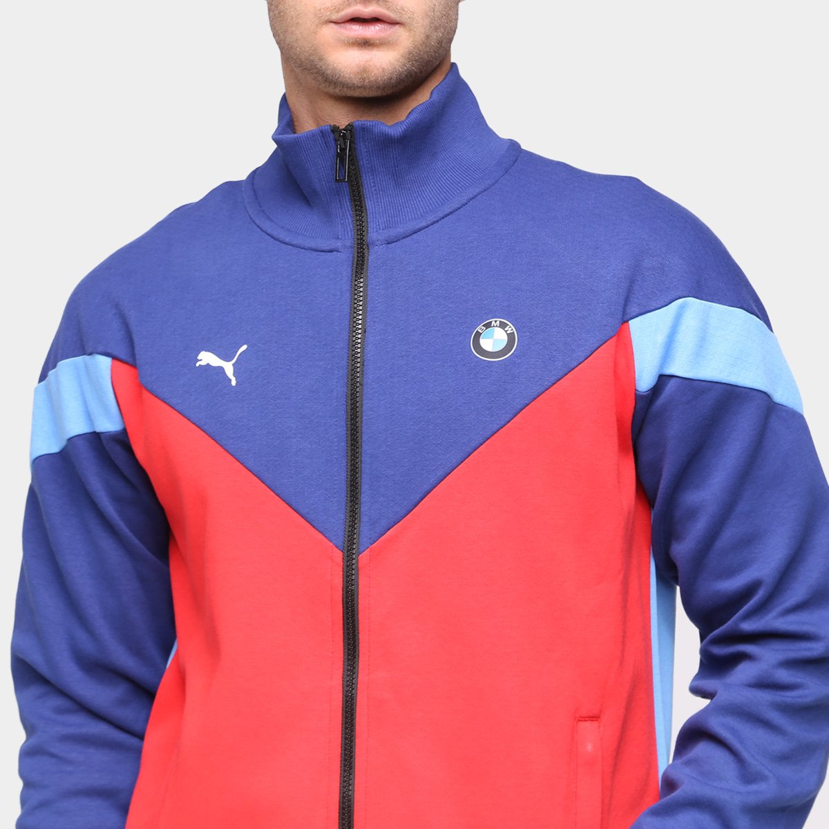 Jaqueta Esportiva Jaqueta Puma Bmw Motorsport Vermelha Jaqueta