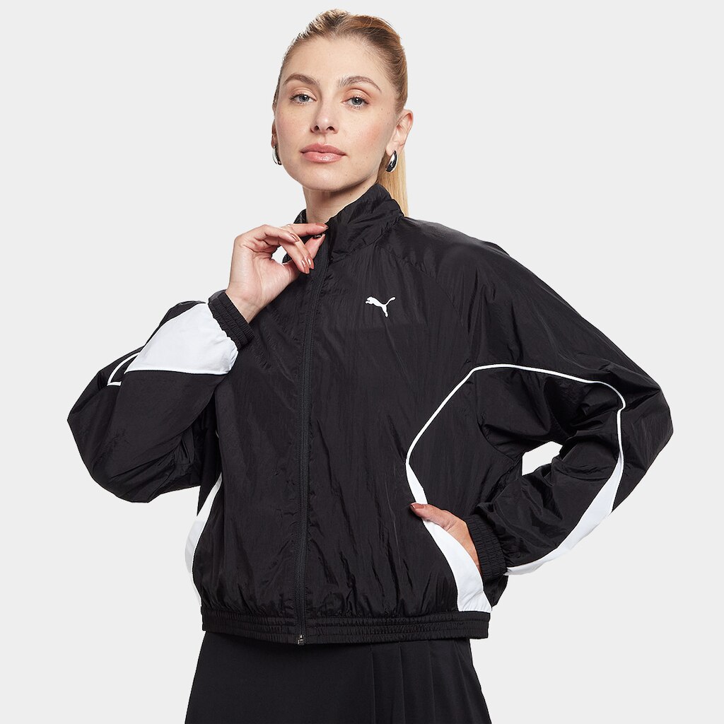 Jaqueta Puma Sport Relaxed Woven Full Feminina