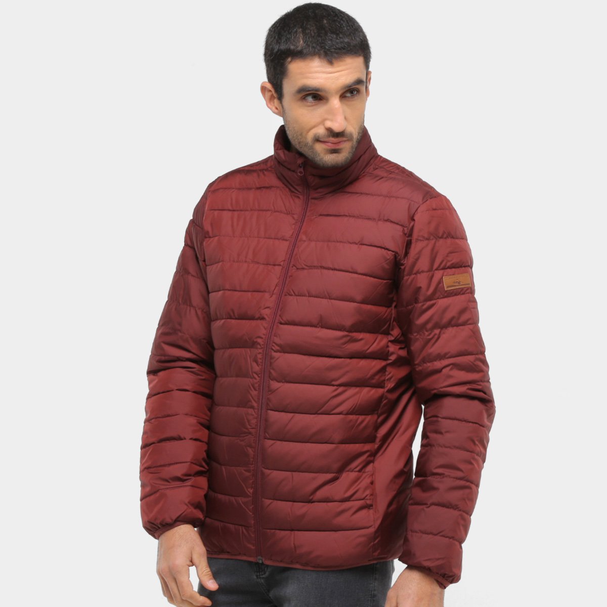 Jaqueta Quiksilver Scaly Full Zip Masculina - Marrom Menor preço em Jaqueta Quiksilver Scaly Full Zip Masculina - Marrom