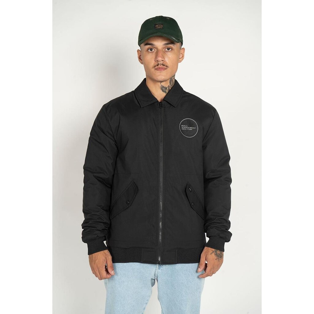 Jaqueta Rvca Va Tanker Preto-Preto-P