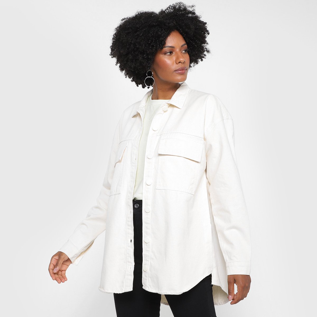 Jaqueta Sarja Hering Alongada Feminina - Bege é ruim? Jaqueta Sarja Hering Alongada Feminina - Bege é boa?