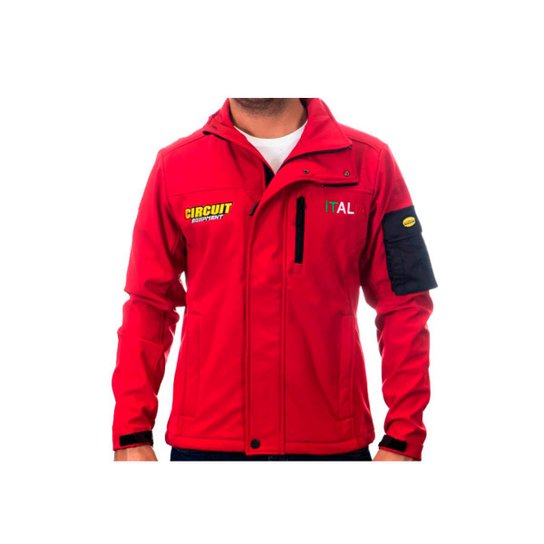 Jaqueta Softshell Circuit Italia - Vermelho