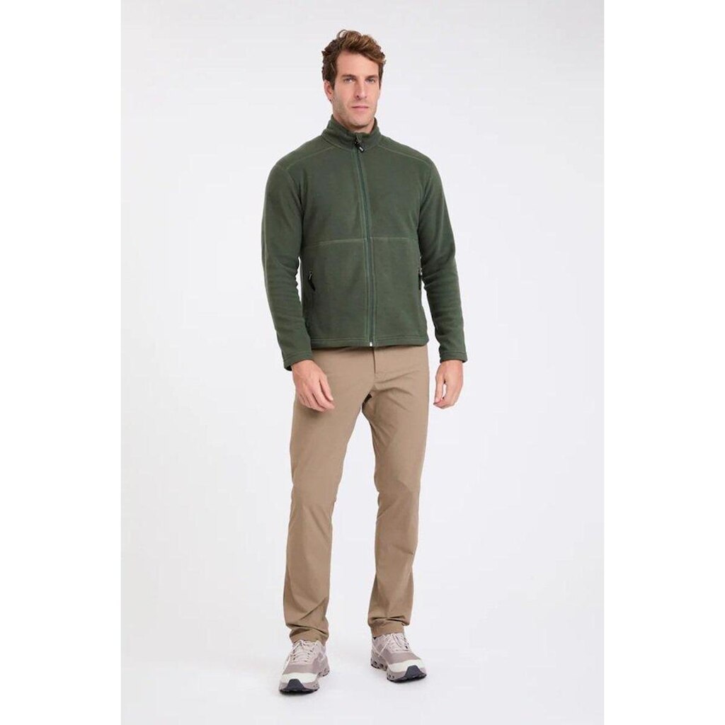 Jaqueta Solo Microfleece III Masculina Verde Escuro