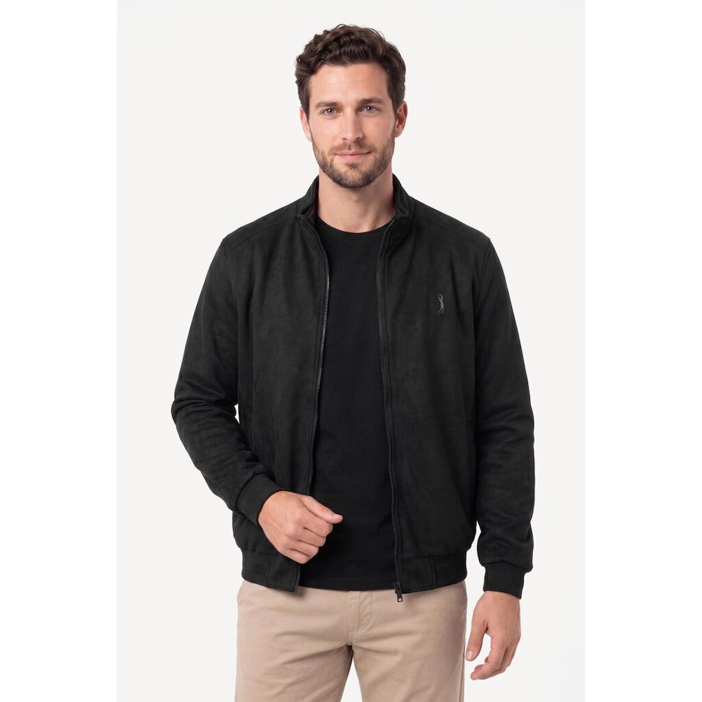 Jaqueta Suede Aleatory Kinsale Preta