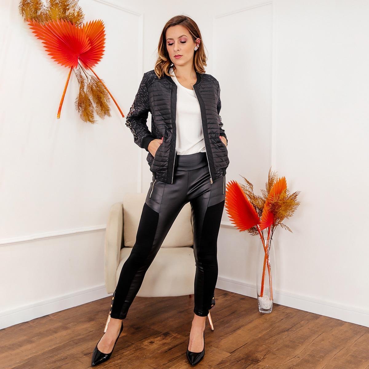 JAQUETA SUSIE BOMBER FEMININA Zattini