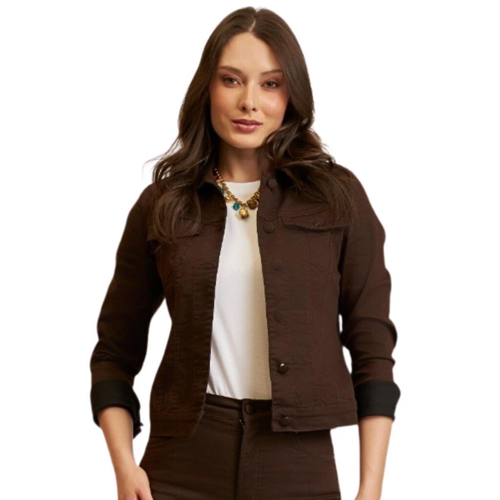 JAQUETA YOUNGSTYLE JEANS FEMININO