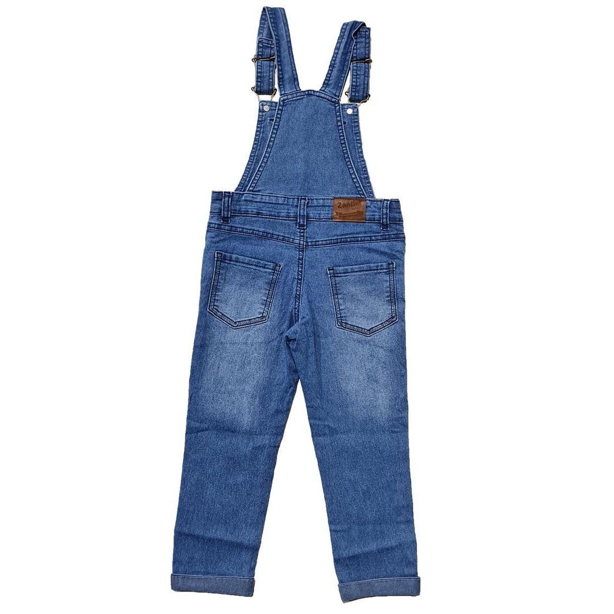 Macacão Jardineira Jeans Masculino Jardineira Jeans Premium Longa