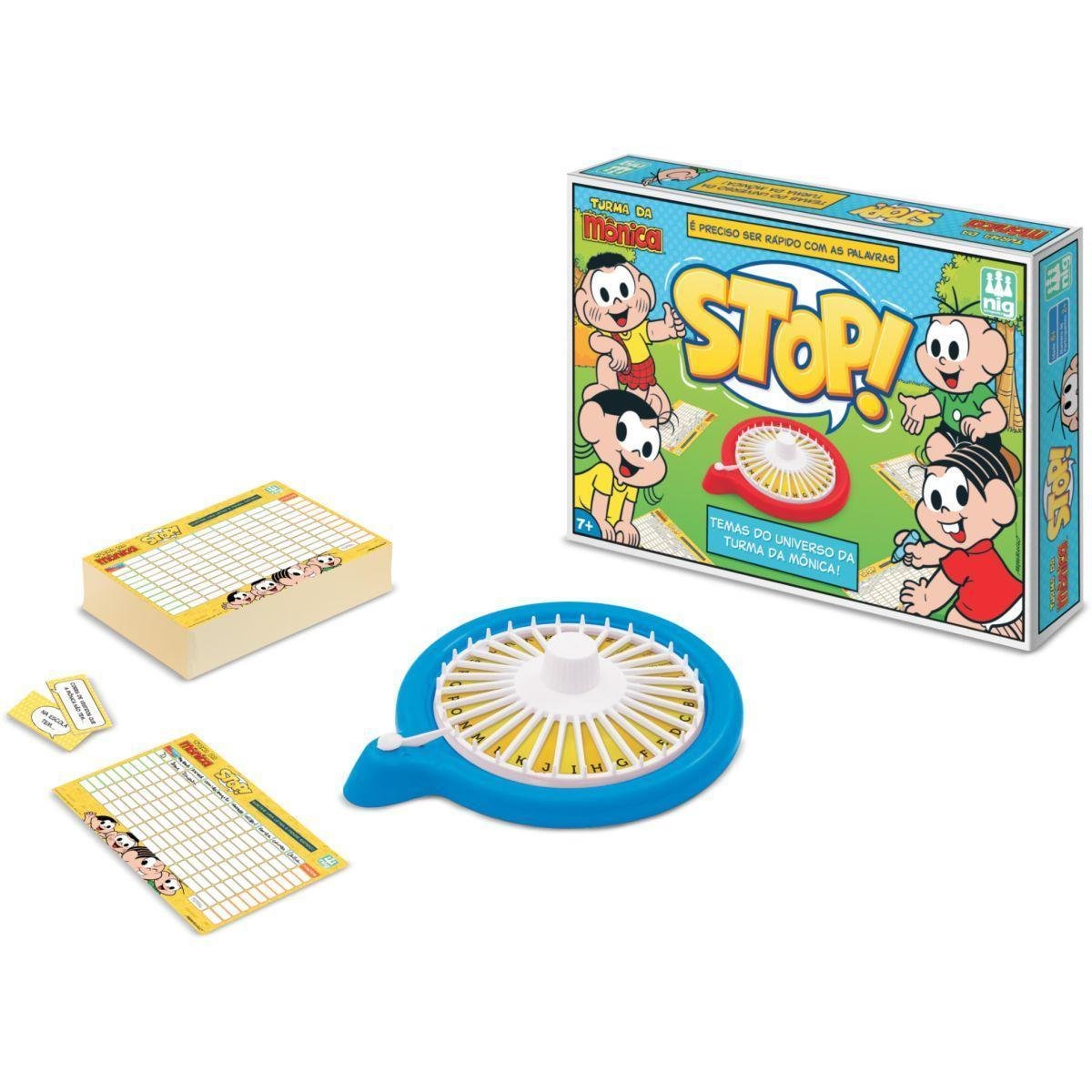 Jogo Diverso T. da Monica STOP - Branco Menor preço em Jogo Diverso T. da Monica STOP - Branco