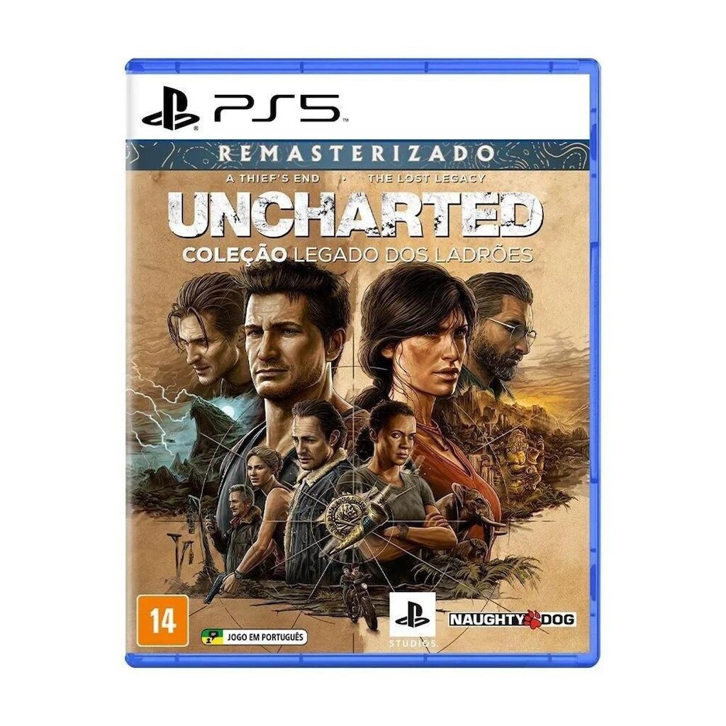 Jogo Uncharted: Coleção Legado dos Ladrões, PS5