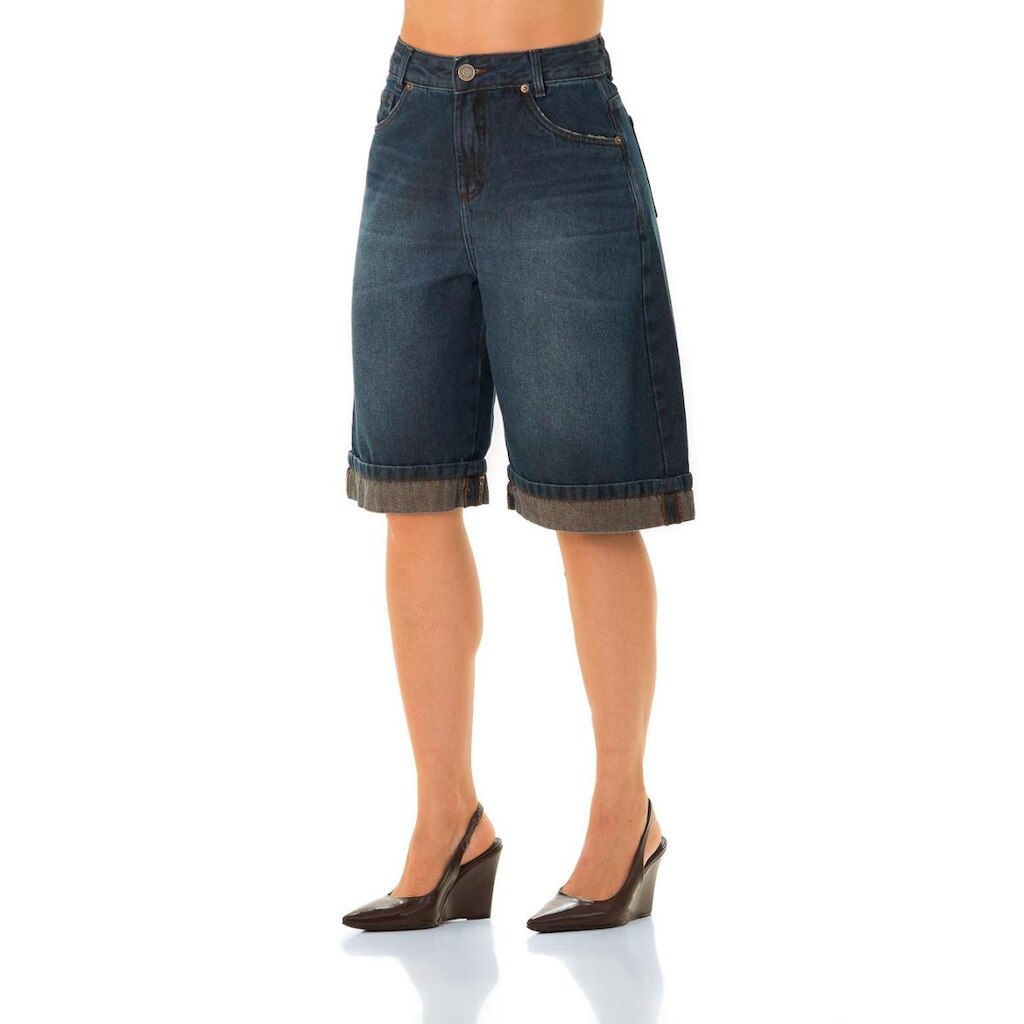 Jorts Jeans Feminino Arauto Brown