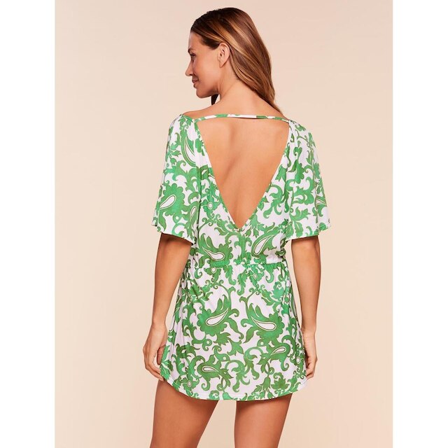 Kaftan Água Doce Estampado Araguaia