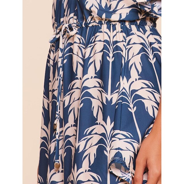Kaftan Água Doce Estampado Oasis