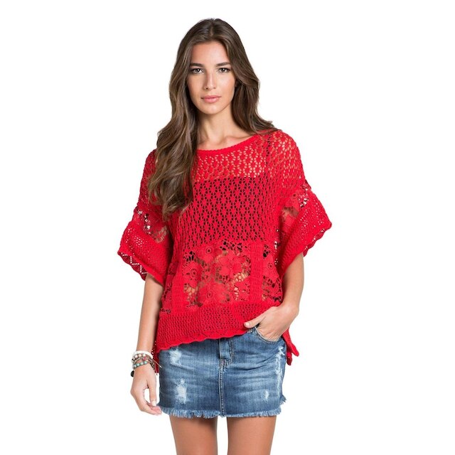 Kaftan Tricot  Tomate G