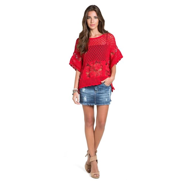 Kaftan Tricot  Tomate G