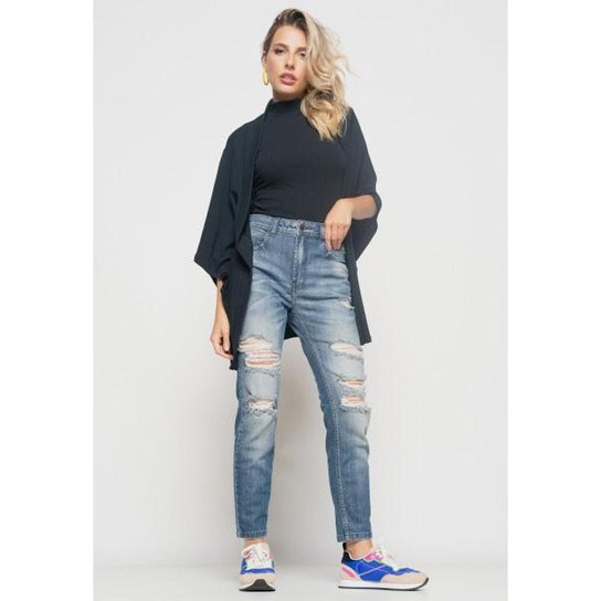 Kimono Salvatore Canelado Feminino