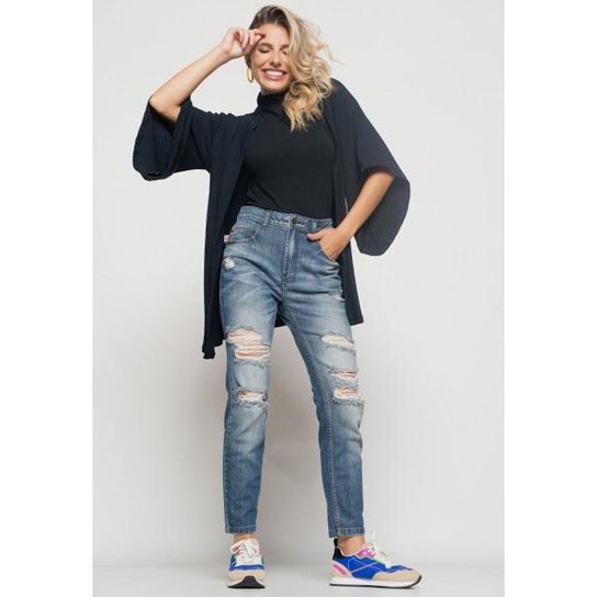 Kimono Salvatore Canelado Feminino