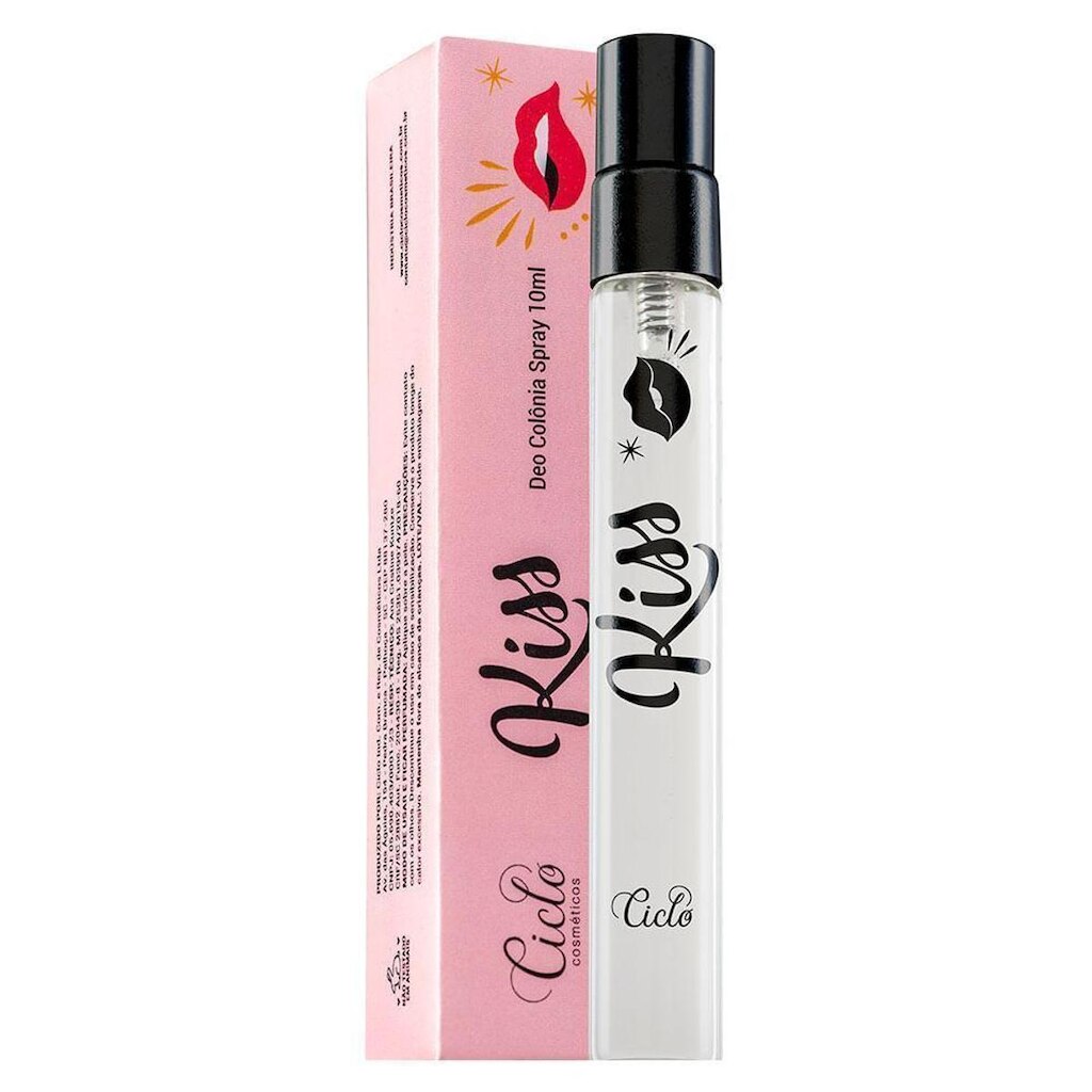 Kiss Ciclo Cosméticos - Perfume Feminino - Deo Colônia 10ml