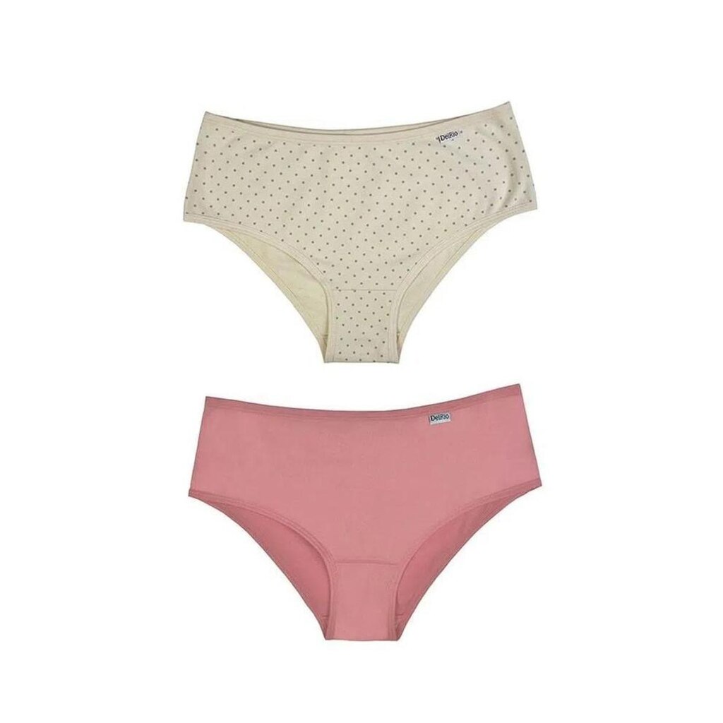 Kit 02 Calcinhas Larga Em Cotton - DelRio