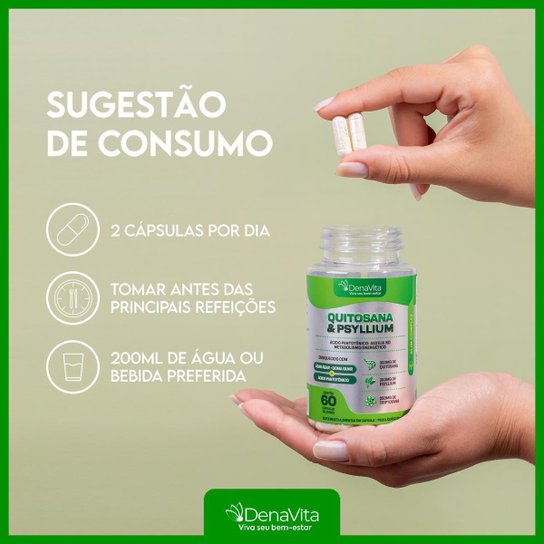 Kit 1 Pote Extrato de Laranja moro, Cromo e Café Verde 3x1, 30 Caps e 1 Pote Quitosana com Psyllium
