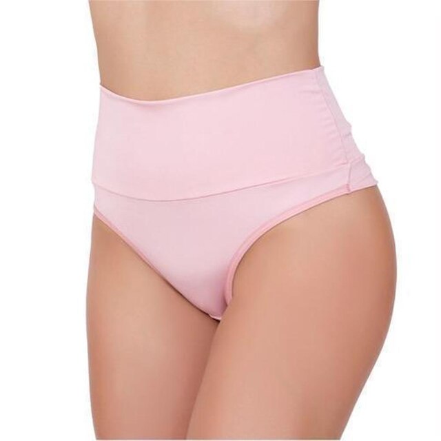 Kit 10 Calcinha Cintura Alta Fio Modeladora Microfibra Cós Duplo