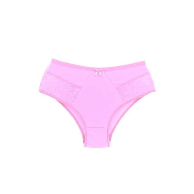KIT 10 Calcinhas Alta Algodão Com Renda Seny Feminina