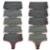Kit 10 Calcinhas Fitness Fio Duplo Cós Alto Compressão Barriga Preço Atacado - Cinza