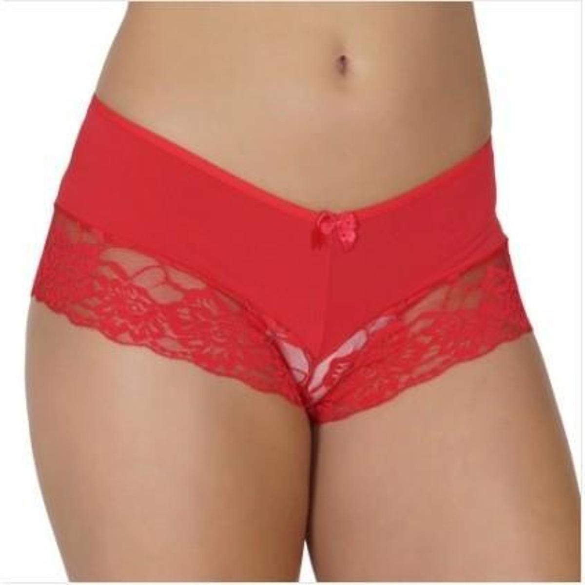 Kit 10 Calcinhas Short Box Caleçon Microfibra Renda Lingerie - Sortido Menor preço em Kit 10 Calcinhas Short Box Caleçon Microfibra Renda Lingerie - Sortido