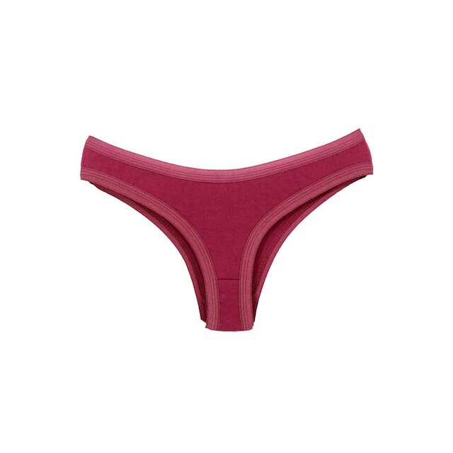 KIT 10 Calcinhas Tanga Algodão Liso Viés Aberto Seny Feminina