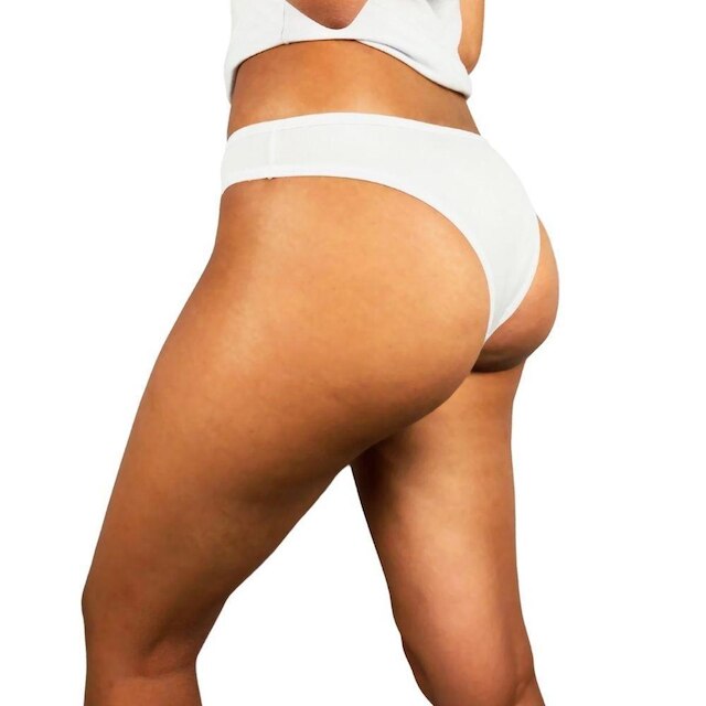 Kit 10 Calcinhas Tanga Basic Brasil Microfibra Básica Lisa Lingerie