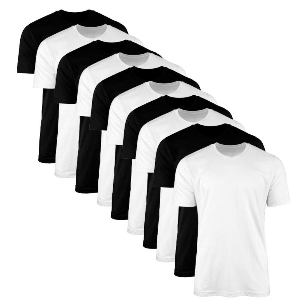 Kit 10 Camisetas Masculina Lisa Básica 100% Algodão Casual Dia a Dia Confortável Combina com Tudo