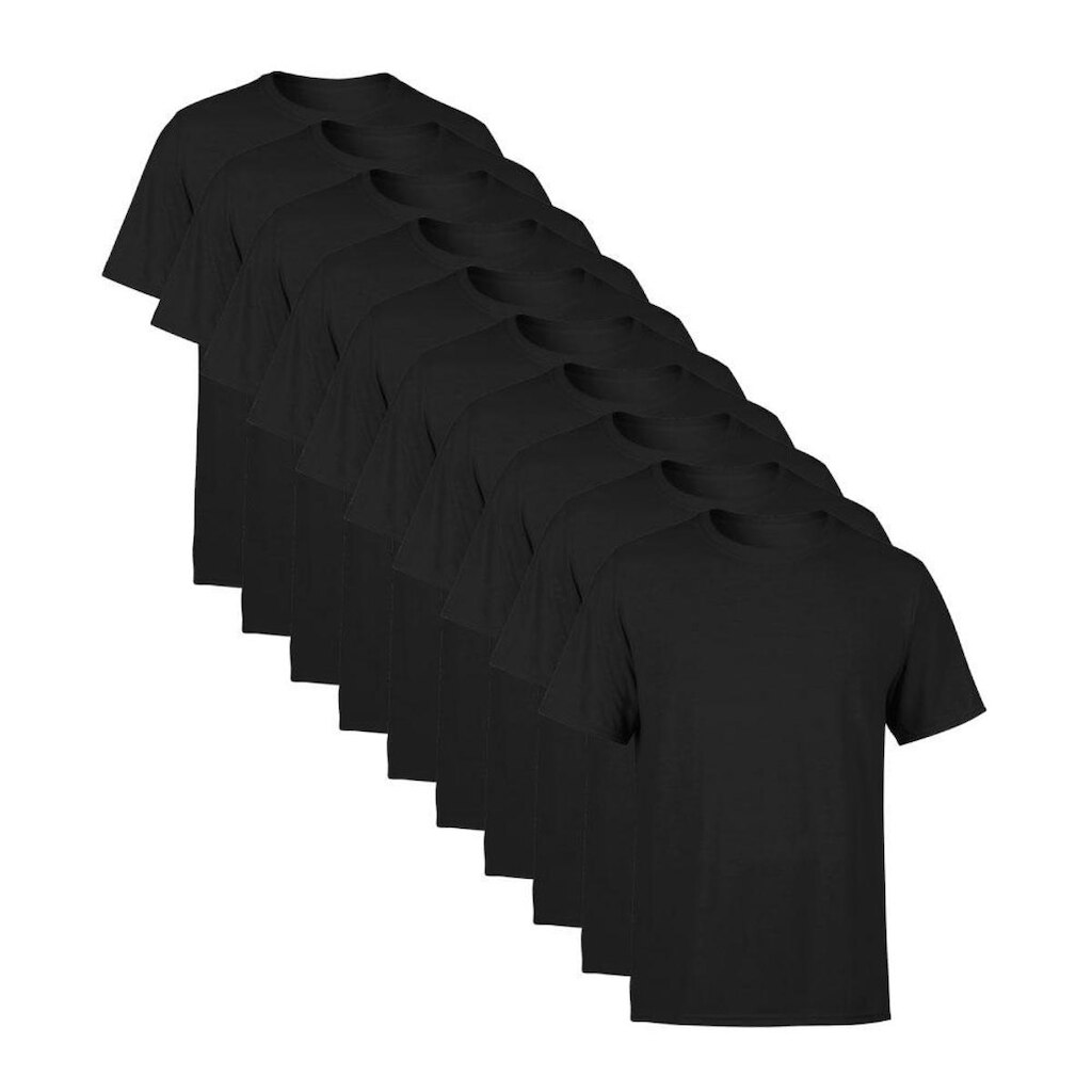 Kit 10 Camisetas Masculina Lisa Premium 100% Algodão
