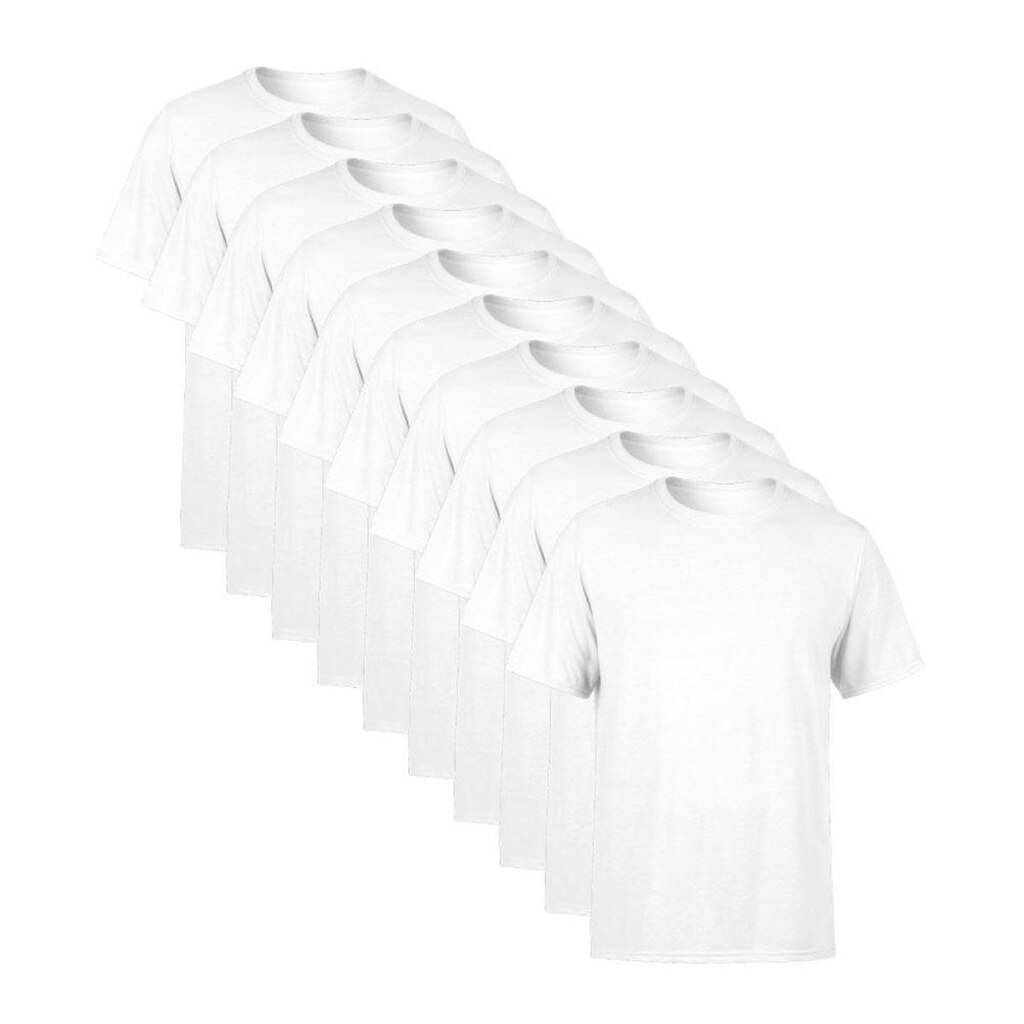 Kit 10 Camisetas Masculina Lisa Premium 100% Algodão