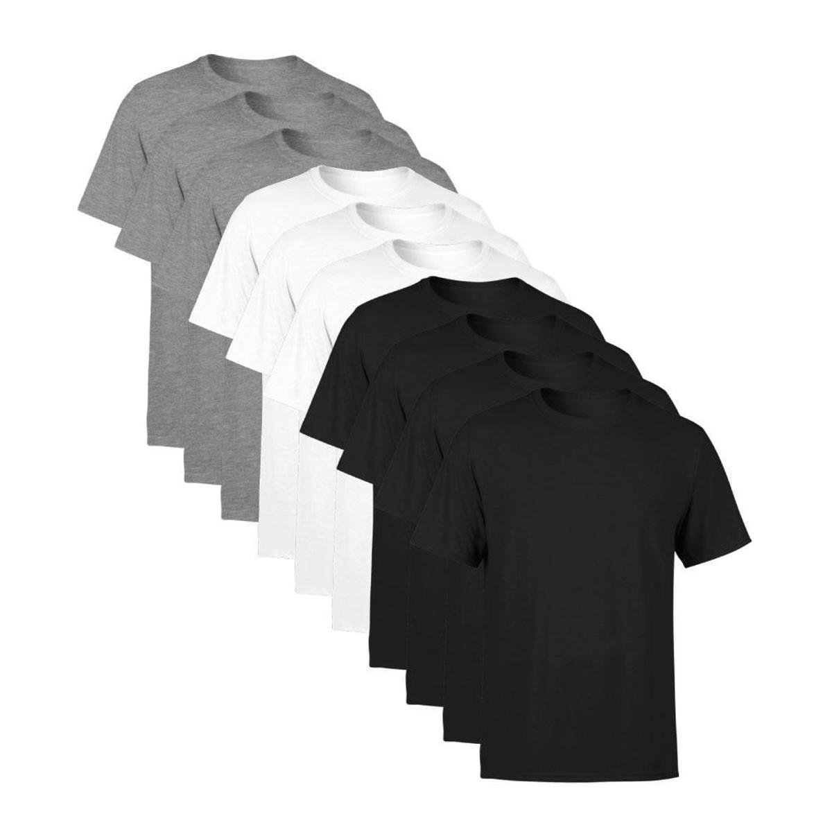 Kit 10 Camisetas SSB Brand Masculina Lisa Premium 100% Algodão - Preto+Branco é ruim? Kit 10 Camisetas SSB Brand Masculina Lisa Premium 100% Algodão - Preto+Branco é boa?