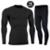 Kit 10 Conjunto Blusa e Calça Térmica Unissex Proteção UV - Preto