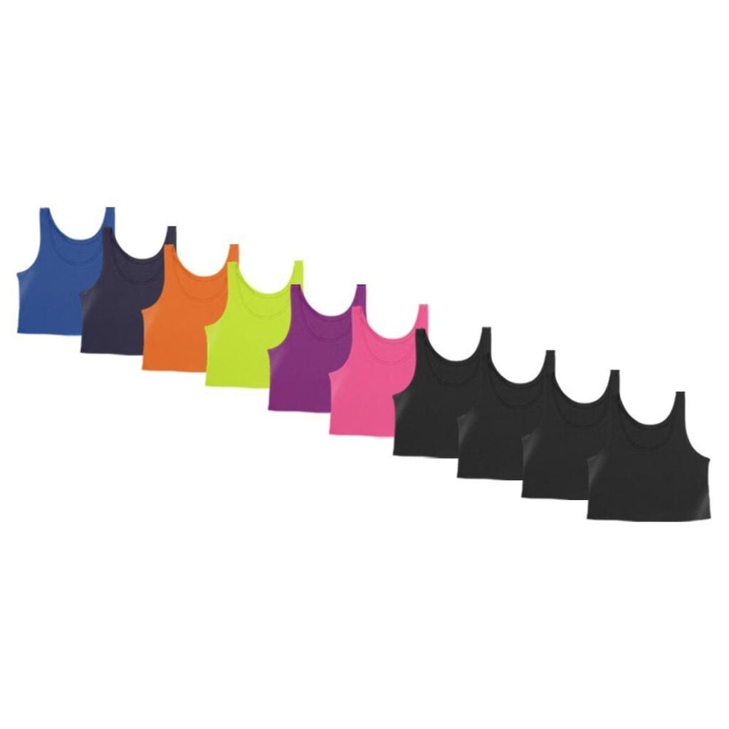 Kit 10 Cropped Regata Cavado Dry Proteção Solar UV Feminino Fitness Academia Treino Blusinha