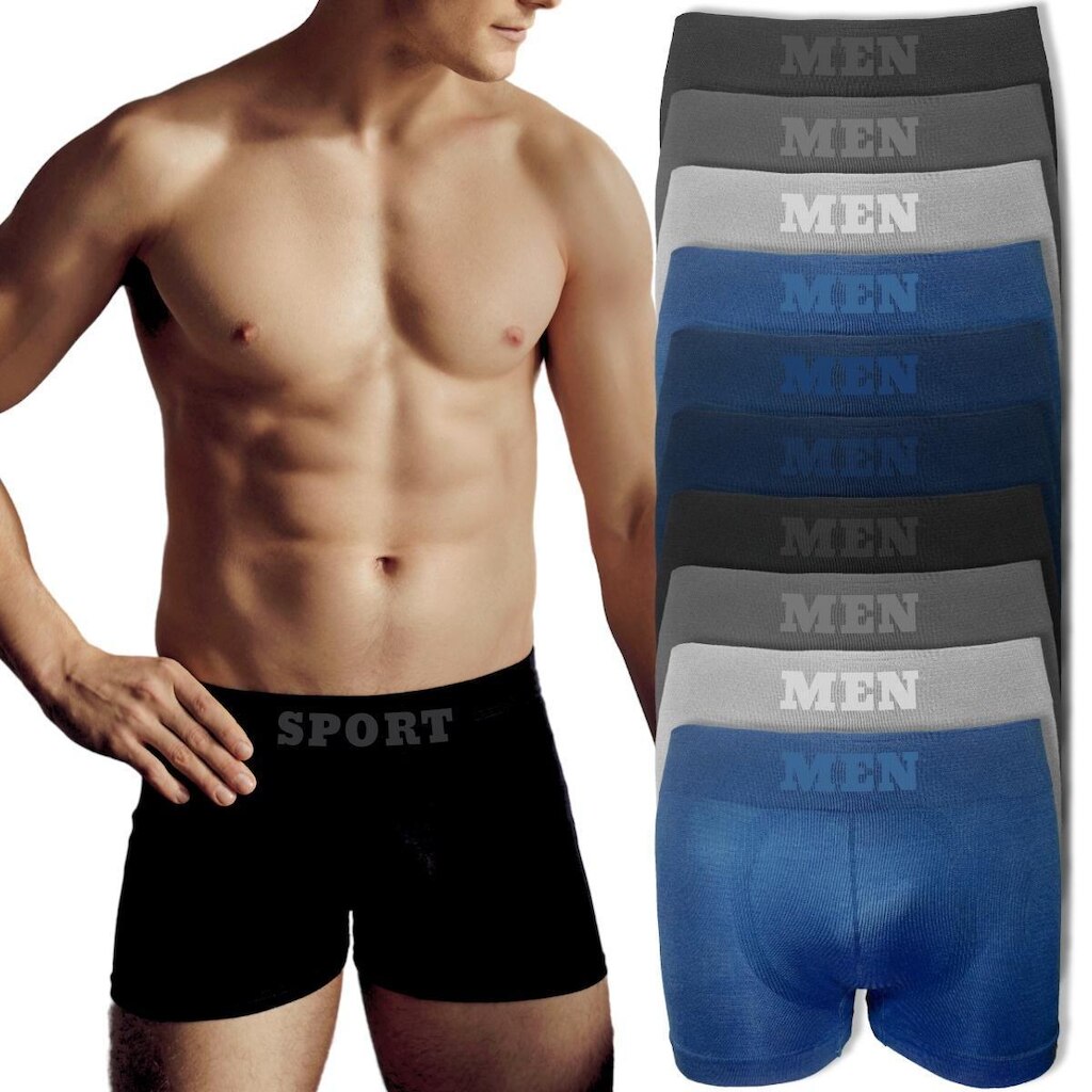 Kit 10 Cueca Boxer Masculina Respirável Adulto Man