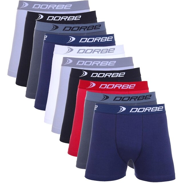 Kit 10 Cuecas Boxer Dorbe