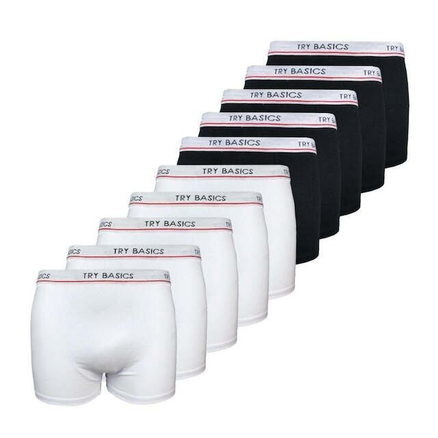 Kit 10 Cuecas Boxers Infantil Box Algodão Cotton Conforto