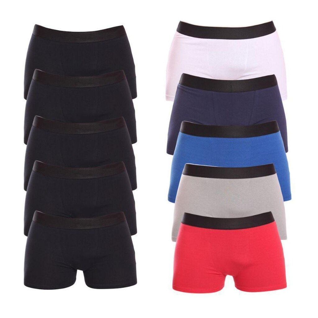Kit 10 Cuecas Califórnia Boxer Box Lisa Lisa Masculina