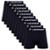 Kit 10 Cuecas Dorbe Boxer Microfibra - Preto