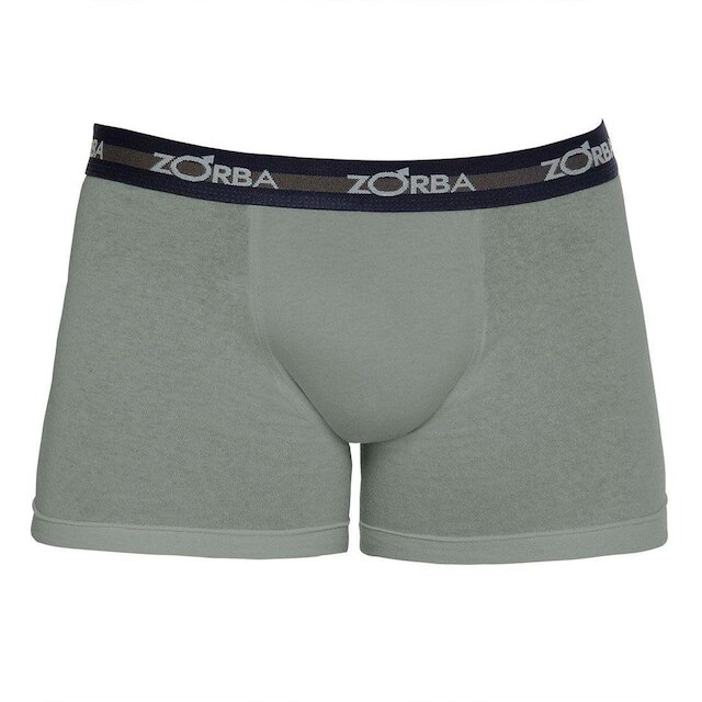 Kit 10 Cuecas Zorba Boxer Max Algodão 702 Preto - XG