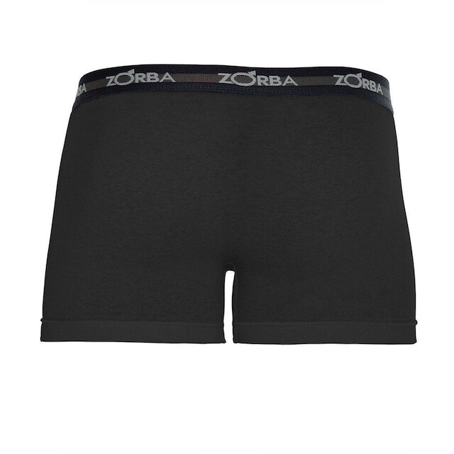Kit 10 Cuecas Zorba Boxer Max Algodão 702 Preto - XG